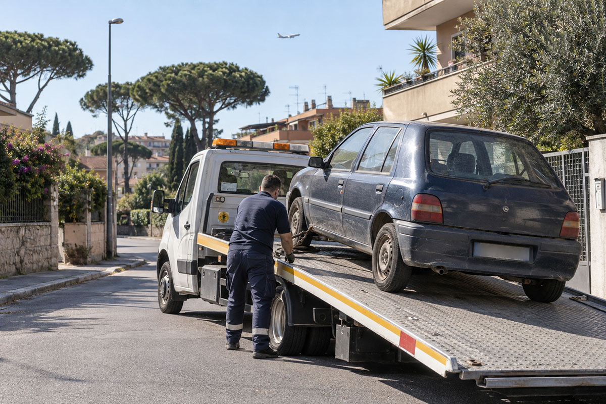 Rottamazione Auto Ciampino Gratis - Ritiro a domicilio